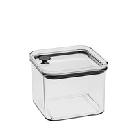 Récipient de stockage en plastique résistant à l'humidité de pot de cachetage carré de luxe pour le joint de nourriture d'utilisation de cuisine pour des mariages