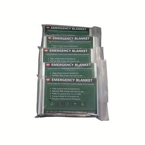 Couverture Thermique d'Urgence en Mylar pour la Conservation de la Chaleur, Survie, Logo Personnalisé - Product Image 2