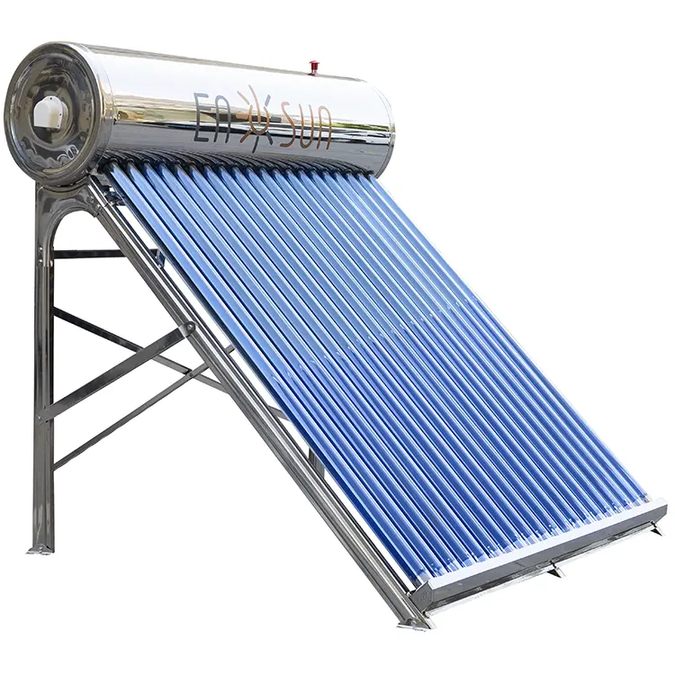 Système de toit de chauffe-eau solaire thermique à basse pression en acier inoxydable pour se baigner 20 degrés 45 degrés