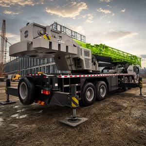 Nouvelle conception de grue de chantier de 80 tonnes avec flèche à 5 sections pour l'installation de tuyaux et de réservoirs pétrochimiques - Product Image 1