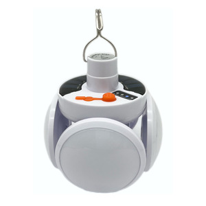 Multifunction Display Solar Rechargeable Waterproof Adjustable Folding Portable Outdoor Light <b>Camping</b> Solar Waterproof <b>LED</b> Light - Product Image 6