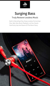 Fournisseur d'usine RUIZU D29 Oem Logo gratuit 10w téléchargement stéréo Lagu Arab Gratis le moins cher Mini lecteur de musique MP3 portable - Product Image 4
