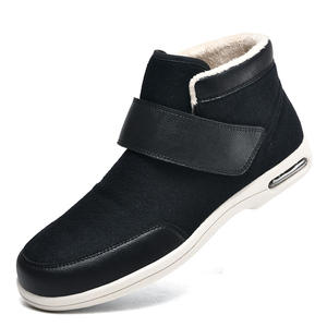 Chaussures souples pour personnes âgées avec semelle intérieure soulageant la pression et semelle extérieure en caoutchouc antidérapante, chaussures décontractées pour hommes, chaussures de marche - Product Image 4