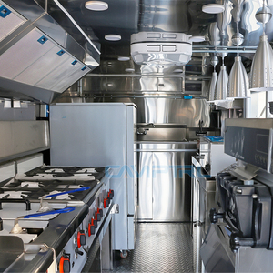 Remorque alimentaire de luxe avec cuisine complète, camion de restauration de pizzas, remorque de concession de restaurant, foodtruck, chariot de vente de hot-dogs mobile - Product Image 1