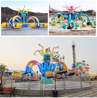 Manège de fête foraine : Grande machine de jeu d'attraction Poulpe Rotatif en fibre de verre et acier, 30 places, pour extérieur, à vendre