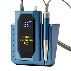 OEM 60w Brushless portatile 40000RPM Mobile ricaricabile in metallo elettrico Manicure professionale trapano per unghie - Product Image 1
