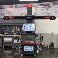 Machine d'alignement des roues 3D BATTLE-AXE 109PRO AI haute précision 0,01 °   Capteur laser pour atelier de réparation automobile