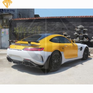 PARACHOQUES TRASERO DE FIBRA DE CARBONO ESTILO GTR PRO MEJORADO para <span class=keywords><strong>MERCEDES</strong></span> BENZ <span class=keywords><strong>AMG</strong></span> GT <span class=keywords><strong>GTC</strong></span> GTS GTR, PARACHOQUES DELANTERO, PARACHOQUES TRASERO, GUARDABARROS - Product Image 3