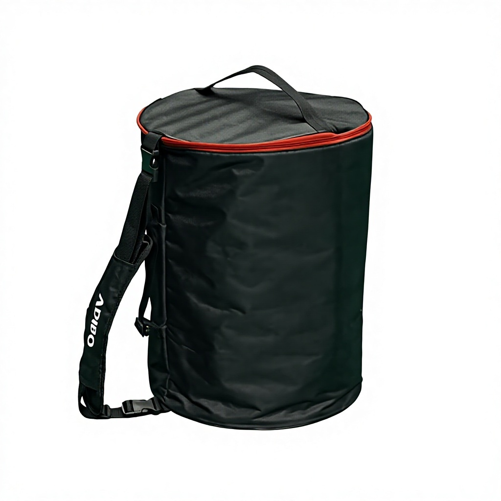 Aidibao Badminton Serve Machine Storage Bag with Triangular Bracket and Ball Bucket Shoulder Carry Foldable Large Capacity