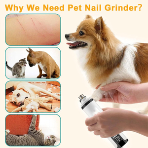 Cortauñas Eléctrico para Mascotas con Carga Rápida USB, Productos de Limpieza y Aseo para Mascotas, Productos de Peluquería Canina - Product Image 5