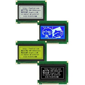<span class=keywords><strong>จอ</strong></span>แสดงผล LCD แบบกราฟิกขนาด 3.2 นิ้ว 93x70 มม. 128*64 128x64 พร้อมโมดูลและอินเทอร์เฟซแบบขนาน S6B0107 AIP31107 จากผู้ผลิต - Product Image 1