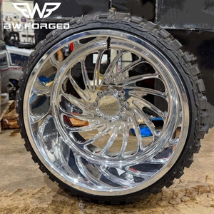 Roda de Caminhão Forjada em Cromo Polido 20x10 22x12 24x12 24x14 26x14 para American Force, Mesmo Tipo F150 F250 Silverado 1500 2500 - Product Image 2