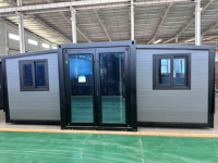 Maison modulaire extensible de luxe moderne de 40 pieds avec 3 chambres, étanche, préfabriquée, type « Granny Flat »