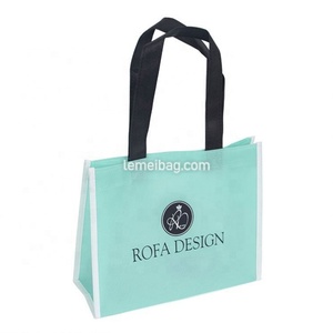 Bolso de mano con serigrafía y logotipo personalizado, bolso de compras no tejido reutilizable - Product Image 4