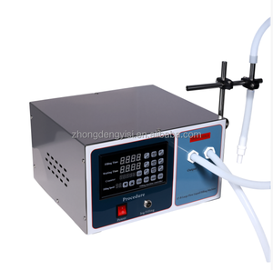 High-Flow Desktop Continuous Liquid Filling Machine Semi-Automatic Leakproof 5-3500ml Range for <b>Beer</b> Juice Essential Oils - Product Image 3