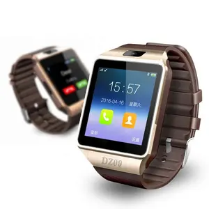 批发手机摄像头sim卡视频通话Wifi触摸屏Reloj智能智能手表Dz09智能手表
