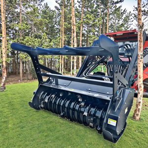 Huike Skid Steer Loader Forestry Mulcher Equipment <strong>Tree</strong> Forest Brush Mulcher Garden Mulcher Mower - Product Image 1