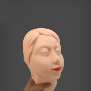Modelo de Cabeza de Silicona Femenina de Alta Calidad con Huesos para Prácticas Médicas y de Belleza - Product Image 5