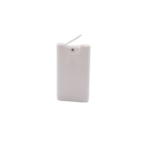 Flacon de parfum <span class=keywords><strong>vide</strong></span> en plastique PP de haute qualité, format carte de crédit, 10 ml, 15 ml, 20 ml, blanc, noir, transparent, avec bouchon pulvérisateur - Product Image 4