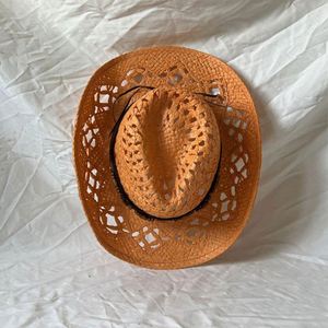 หมวกคาวบอยสานฟางตกแต่งลายพิเศษสำหรับผู้หญิงผู้ชาย รุ่นใหม่ขายดีประจำฤดูร้อน หมวกกันแดดสานฟางแบบโปร่ง - Product Image 5