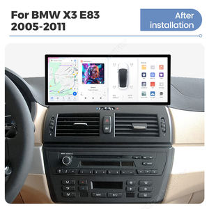 Écran tactile stéréo de navigation automobile DUDU7 12,3 pouces avec kit de cadre de voiture Canbus pour BMW X3 E83 sans écran OEM 2005-2011 - Product Image 3