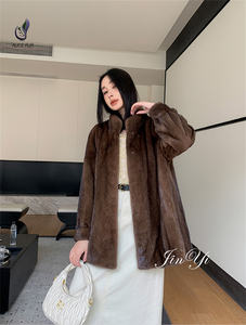 Approvisionnement d'usine Filles Veste D'hiver Outwear Femmes Mode Réel <span class=keywords><strong>Manteau</strong></span> De <span class=keywords><strong>Fourrure</strong></span> De <span class=keywords><strong>Vison</strong></span> <span class=keywords><strong>Fourrure</strong></span> Hiver - Product Image 3