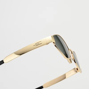 Y2K Millennial Men Designer UV400 Glasses High Quality Luxury Fashion Eyewear Retro <b>Square</b> Silver Metal Hexagon <b>Sunglasses</b> - Product Image 4