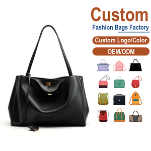 กระเป๋าโท้ทหนังสุดเก๋สำหรับผู้หญิง – กระเป๋าถือทรงใหญ่ ทนทาน พร้อมดีเทลล็อคสีทอง - Product Image 2