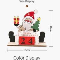 Weihnachts dekoration Festival Artikel, Holz DIY Kalender Ornamente, kreative neue Version von älteren Weihnachten Countdown