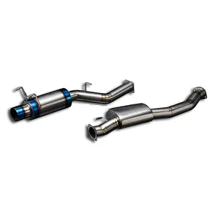 Low price Exhaust catback for Nissan Skyline R32 Titanium exhaust catback Muffler R33 R34 R35 Air intake pipe