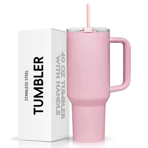 Hot Selling 40 oz Adventure Sta Nley <b>Cup</b> <b>Insulated</b> Double Wall Stainless Steel Tumbler Straw 12-24 Hours Thermal Insulation - Product Image 1