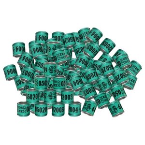 Anneaux de pied en Aluminium, <span class=keywords><strong>2022</strong></span> pièces, bagues <span class=keywords><strong>pour</strong></span> pieds de <span class=keywords><strong>Pigeon</strong></span> grimpants, 8mm - Product Image 3