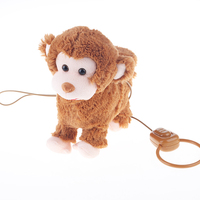 Jouets singe chantant et dansant personnalisés, peluche avec boîte à musique à l'intérieur
