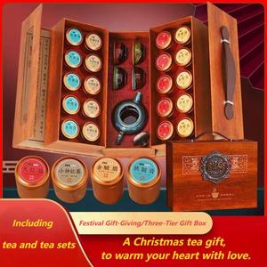 Giáng Sinh Bộ Quà Tặng Trung Quốc <span class=keywords><strong>Tea</strong></span> <span class=keywords><strong>Set</strong></span>-Tùy Chỉnh Tách Trà Bằng Gỗ Hộp Trà Hữu Cơ Ceylon Màu Đen Lỏng Trà Kỳ Nghỉ Văn Phòng Quà Tặng Cho Nam Giới - Product Image 3