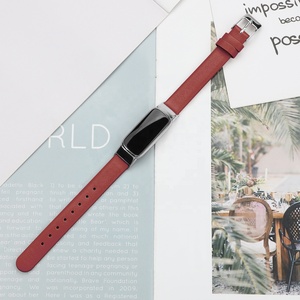 Bracelets de ceinture de montre en cuir véritable <span class=keywords><strong>pour</strong></span> femmes et hommes <span class=keywords><strong>pour</strong></span> <span class=keywords><strong>Fitbit</strong></span> Luxe Smartwatch - Product Image 4