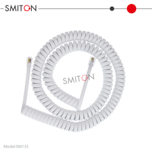 Câble téléphonique plat en spirale 4P4C RJ9 RJ22 <span class=keywords><strong>RJ11</strong></span>, cordon de communication pour combiné téléphonique - Product Image 2