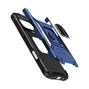 Shockproof Heavy-Duty 2in1 Armor <b>Phone</b> Case - Metal Core 360° Rotating Ring Stand, 8 Optional Colors, Magnetic <b>Phone</b> Case - Product Image 5