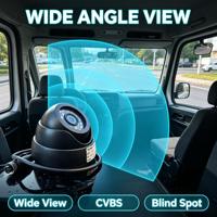 Caméra mini-dôme AHD 720P/1080P/CVBS 600TVL avec vision nocturne infrarouge, certifiée CE/FCC/RoHS, garantie 1 an