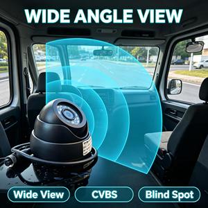 Caméra mini-dôme AHD 720P/1080P/CVBS 600TVL avec vision nocturne infrarouge, certifiée CE/FCC/RoHS, garantie 1 an - Product Image 6