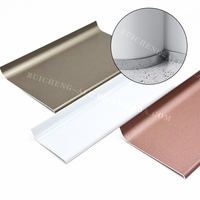 Plinthe encastrée en alliage d'aluminium pour cuisine et salon modernes - Durable et écologique