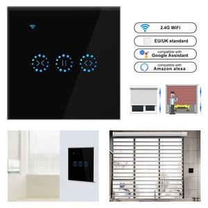 Norme européenne <span class=keywords><strong>pour</strong></span> le commutateur de rideau Tuya Wifi Smart Home prend en charge le commutateur tactile Alexa Google Home 10A Max. Courant 250V Max. - Product Image 5