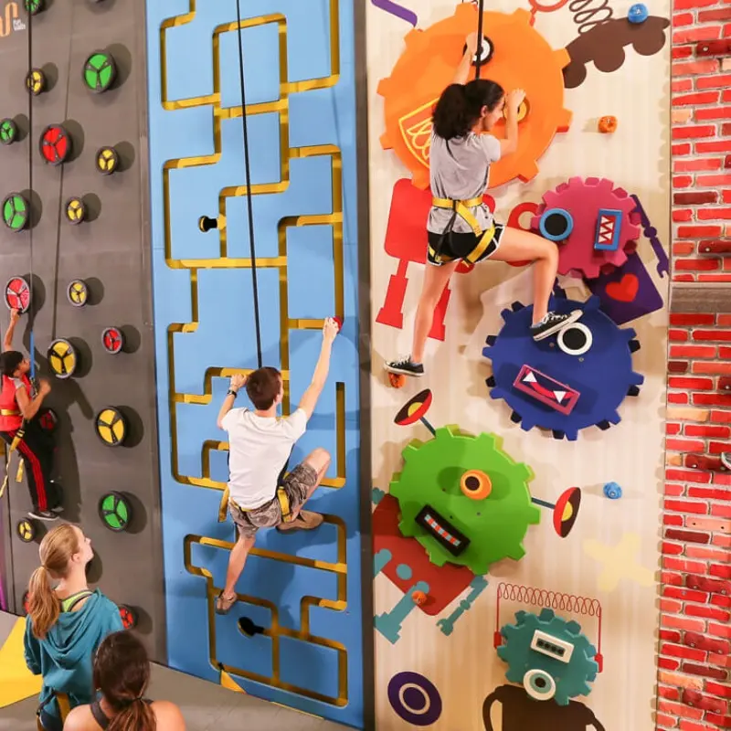 Профессиональная большая стена для скалолазания, аксессуары для детей, прочная детская игровая площадка