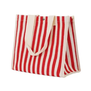 Sac fourre-tout en toile écologique extra large et robuste avec logo imprimé personnalisé et motif lettres, fermeture éclair longue sur l'épaule, Pack World - Product Image 2