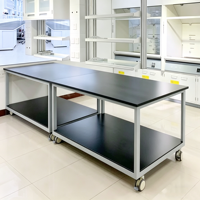 Mesa de Laboratorio de Acero Antimicrobiana para Laboratorios de Microbiología, Suministro al por Mayor