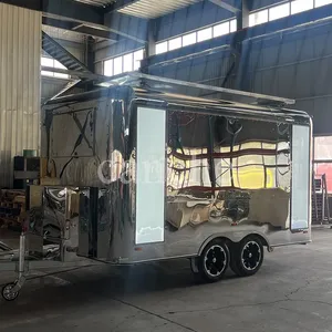 Carrito de Venta Ambulante de Café, Helados, Pizza y Hot Dogs, Remolque de Comida Rápida - Product Image 2