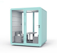 Maison conteneur préfabriquée détachable capsule pomme bureau petite maison, cabine pomme intérieure dosette de bureau jardin dosettes de bureau insonorisées
