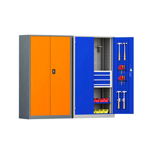 Heavy-duty <b>Metal</b> Tool <b>Cabinet</b> with Powder Coating for Storing Heavy Tools OEM - Product Image 3