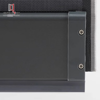 Volets électriques intelligents pour véranda et balcon Protection coupe-vent contre la pluie/les moustiques Stores roulants en plastique pour cloison de pavillon