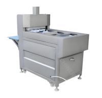 Machine à découper les brochettes de bœuf et de mouton surgelés pour la cuisine / Machine à découper la viande automatique de petite taille à haute efficacité