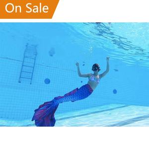 Buona qualità coda sirena <span class=keywords><strong>abbigliamento</strong></span> subacqueo con monofina con pinna per acquario acqua intrattenimento - Product Image 4
